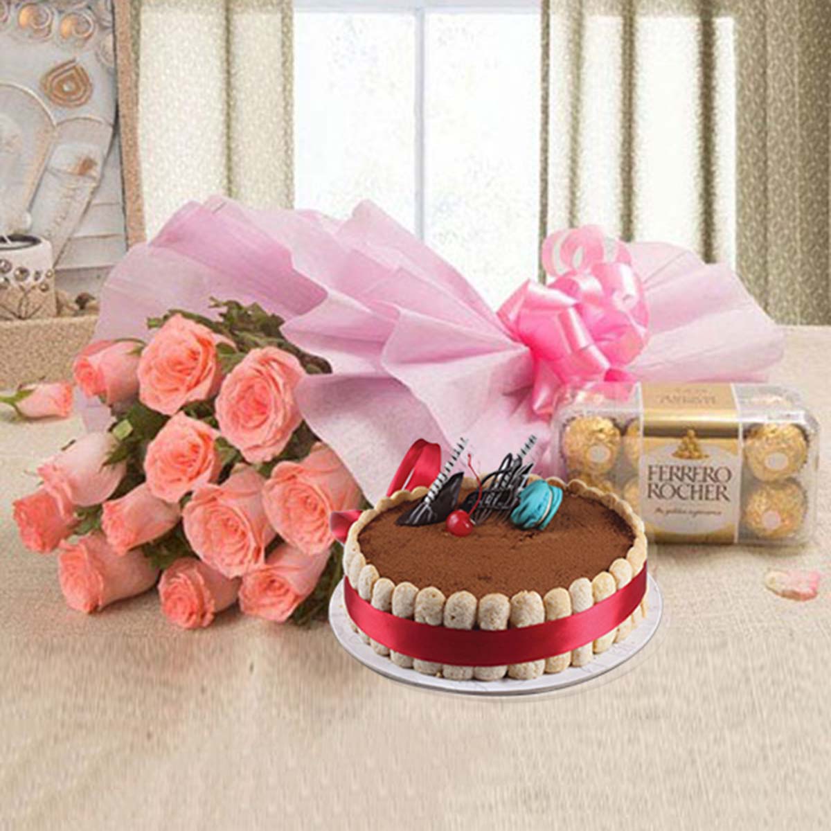 Simple Elegance with Cake